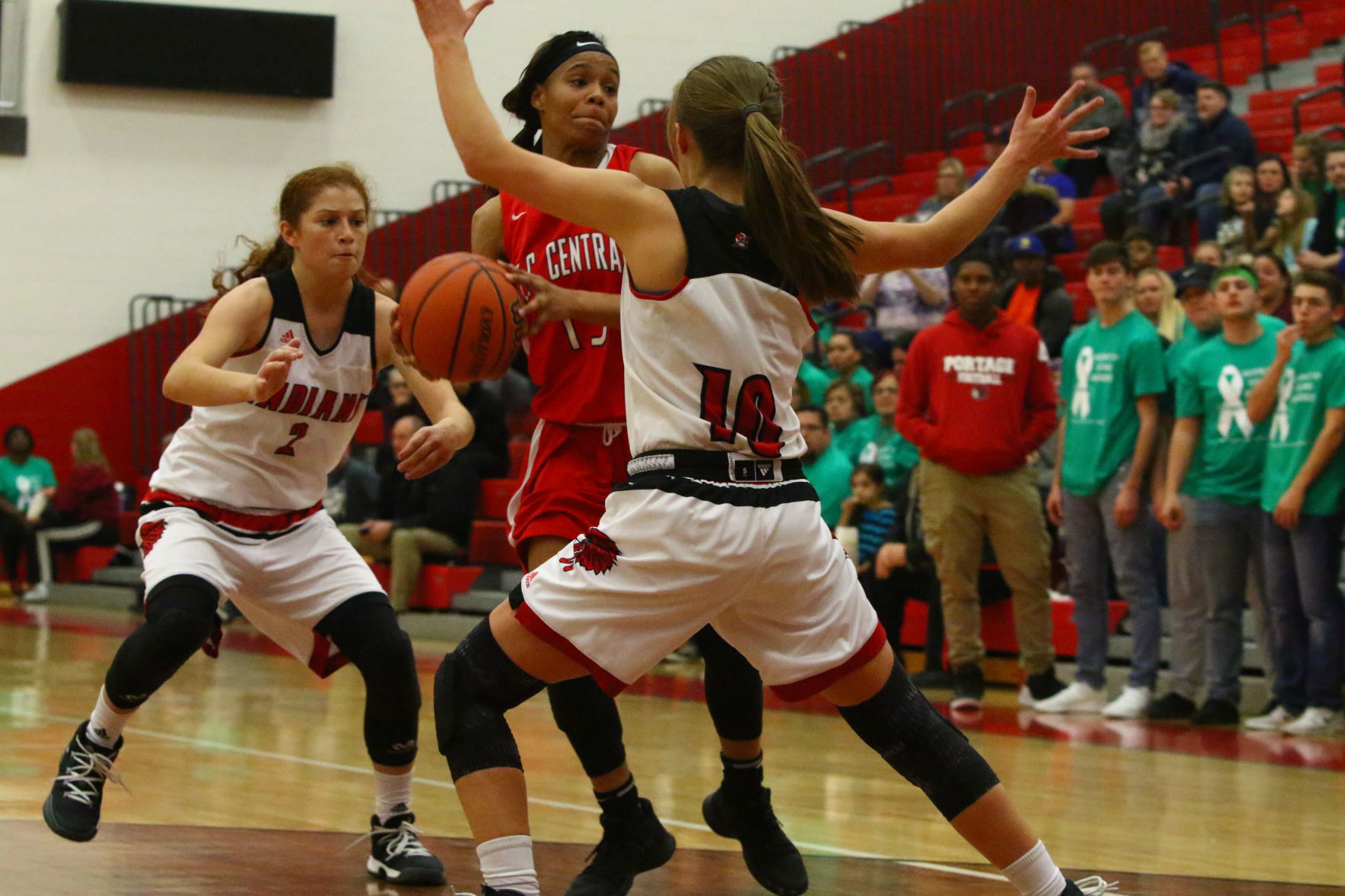 Gallery: E.C. Central at Portage girls basketball